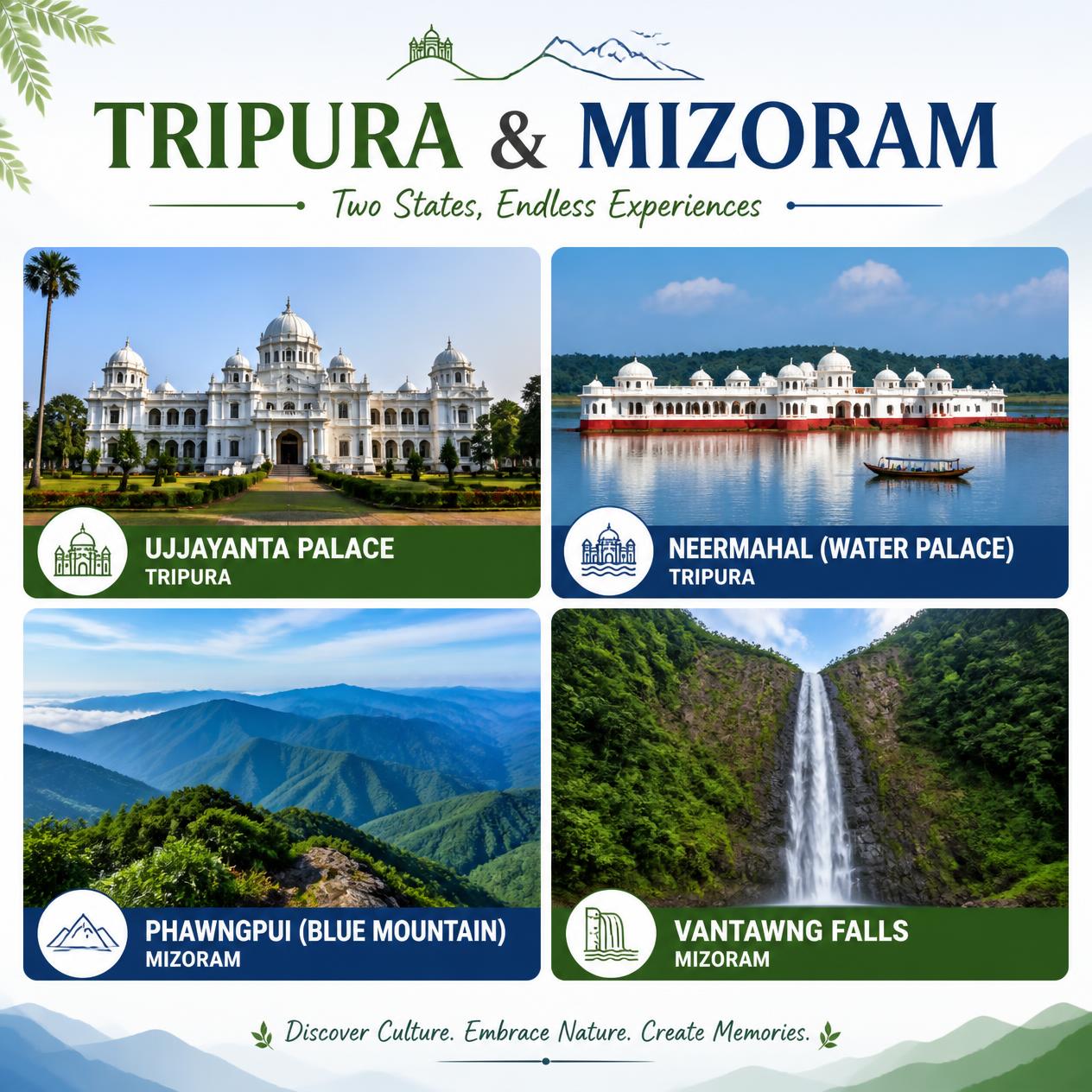 Discover Tripura & Mizoram The Mystical Two Sisters